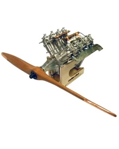 Model Airways Curtiss OX-5 V8 Aircraft Engine 1917 Scale 1:16 - Metal & Wood ... - Picture 1 of 5