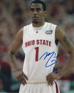 MIKE CONLEY JR SIGNED AUTOGRAPH 8X10 PHOTO - OHIO STATE BUCKEYES STAR, UTAH JAZZ - Picture 1 of 2