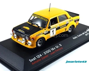 Sedile 124 - 2100 16V #1 A. Zanini - J. Petisco Rally Costa del Sol 1977 1:43 - Foto 1 di 5