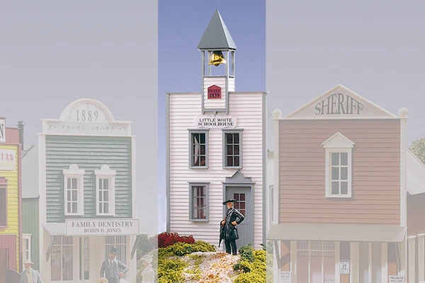 Piko 62215 G Scale White Schoolhouse Kit - Image 1 of 1