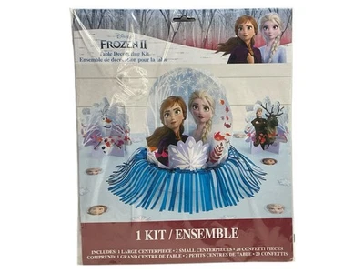 Disney Frozen 2 Anna Elsa Birthday Party Decorations Table Centerpieces NEW - Image 1 of 2