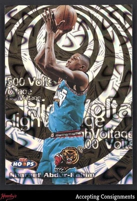 1997-98 Aros Alto Voltaje 500 #HV6 Shareef Abdur-Rahim 437/500 Grizzlies Foto 1 de 2