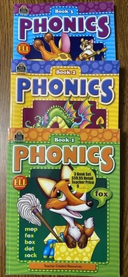 Phonics Teacher Created Resources Books 1, 2, and 3 - 2004 Paperback Workbooks - Image 1 of 4