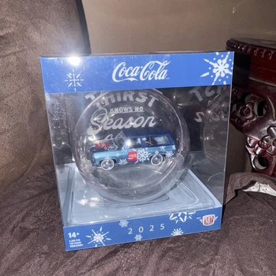 M2 Machines 2025 Coca-Cola Christmas Ornament 1973 Chevrolet K5 Blazer - Image 1 of 4