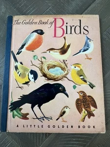 BLUE SPINE 1943 Little Golden #13 GOLDEN BOOK OF BIRDS 1st Ed 42 pages no DJ, VG - Bild 1 von 12
