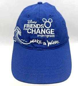 Disney Store Friends For Change Oceans Youth Hat Blue Cap Project Green Wave - Picture 1 of 10