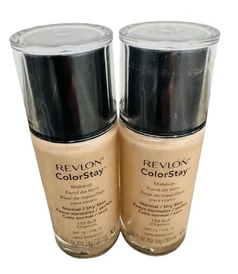 2x Revlon Buff Normal Dry Skin Foundation SPF15 150 30ml Lightweight - Image 1 of 4