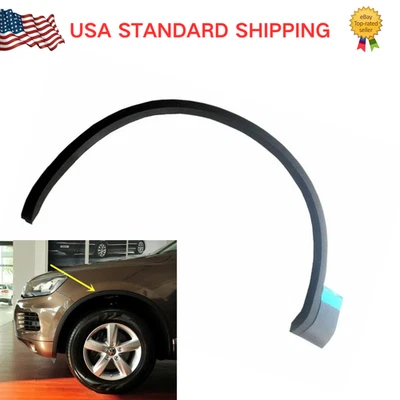 For Volkswagen VW Touareg 2011-2018 FRONT LEFT Fender Flare Wheel Arches Black - Image 1 of 4