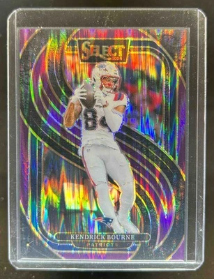 2024 Select Kendrick Bourne Premier Purple Prizm Shock #290/360 Patriots - Image 1 of 2