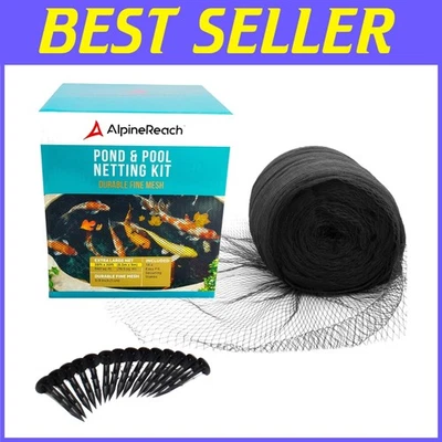 Capa de rede de tecido resistente para folhas - Proteção para peixes Koi - Imagem 1 de 4