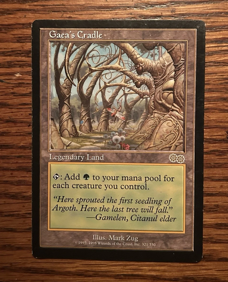 Gaea's Cradle Magic: The Gathering Urza's Saga Rare Individual