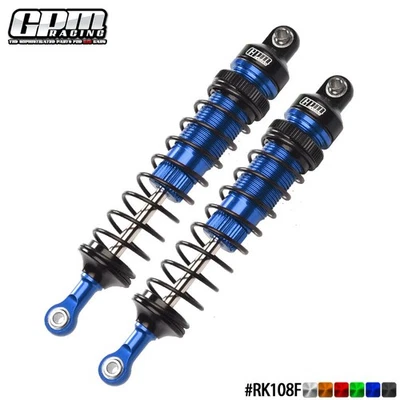 GPM Alloy Front Adjust Spring Dampers 108mm LOSI 1/10 Rock Rey Gorgon Mega QUAKE - Image 1 of 4