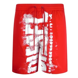 Diesel BMBX-POWEL Red Beach Shorts - Foto 1 di 5