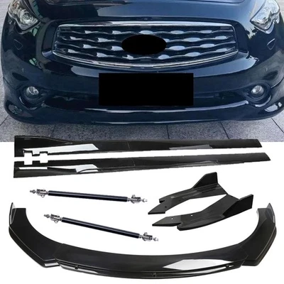 For INFINITI FX35 FX37 FX45 FX50 Front Bumper Lip Splitter Spoiler Side Skirt G - Изображение 1 из 4