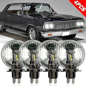 4pcs 5.75" 5-3/4 inch LED Headlights Hi/Lo Beam DRL for Ford Thunderbird Torino - Picture 1 of 24