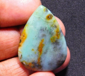 Gem Silica Stone Natural Silica Chrysocolla Cabochon Loose Stone 38 Ct ME-13522 - Picture 1 of 5