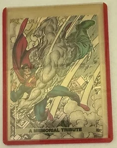 1992 SKYBOX DOOMSDAY THE DEATH OF SUPERMAN #S1 A MEMORIAL TRIBUTE - Picture 1 of 2