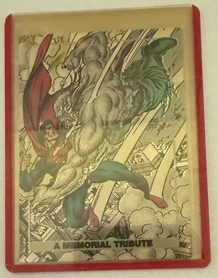 1992 SKYBOX DOOMSDAY THE DEATH OF SUPERMAN #S1 A MEMORIAL TRIBUTE - Image 1 of 2