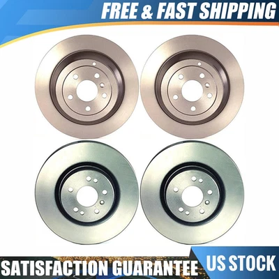 Juego de rotores de freno delanteros y traseros Brembo recubiertos OE para Mercedes-Benz R500 2006 2007 Foto 1 de 4