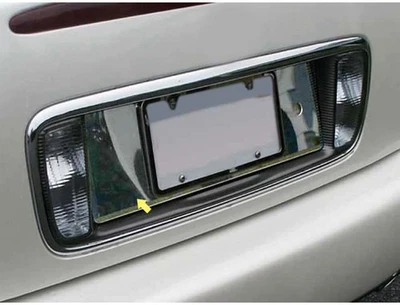 Bisel de matrícula cromado FX de lujo para Cadillac DeVille 2000-2005 Foto 1 de 4