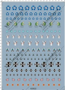 Kit de calcomanía de tobogán acuático escala 1/35 NIÑAS und PANZER modelo de diferentes tamaños - Imagen 1 de 1