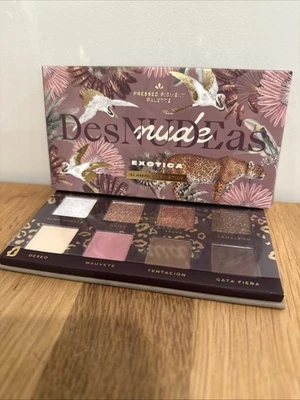 Alamar Cosmetics DesNUDEas Exotica Pressed Pigment Eyeshadow Palette 8 Shades - Image 1 of 2