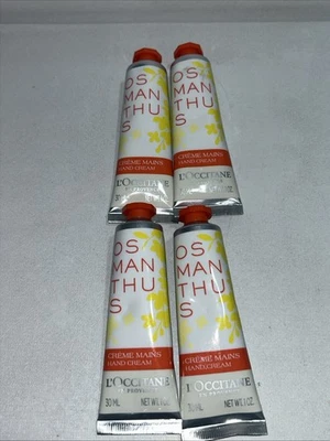 4 cremas de manos selladas L’occitane Osmanthus, 1 OZ cada una Foto 1 de 4