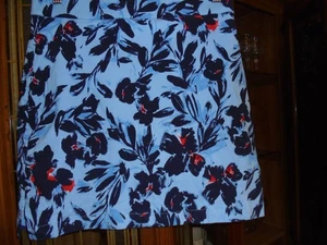 Rafaella blue floral skort size S - Picture 1 of 6
