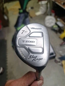Mizuno T-Zoid Blue Rage Forged 21° 7 Wood Graphite Regular Flex New Grip - Picture 1 of 6