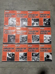 PEŁNY ZESTAW 1937 - Vintage QST Amatorski magazyn radiowy Pełny rok Partia 12 - Zdjęcie 1 z 5