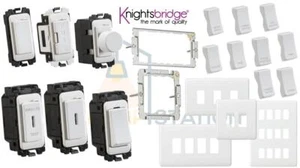 Gitterplatte Schalterkomponenten Sonderblenden Einbaurahmen Schaltermodule  - Bild 1 von 24