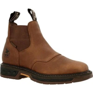 GEORGIA  CARBO-TEC LT WATERPROOF CHELSEA WORK BOOTS GB00434  M/W 8-12, 13,14 NEW - Picture 1 of 7