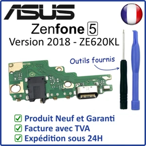 CIRCUIT CONNECTEUR DE CHARGE USB, JACK ET MICRO DE L'ASUS ZENFONE 5 2018 ZE620KL - Photo 1 sur 4