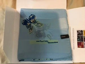 Raoul Dufy - Bianchini-Férier Silk Scarf 32” x 32” approx blue butterflies new - Picture 1 of 8