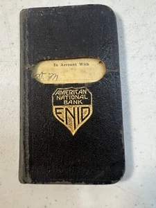 Enid OK - American National Bank - Registro de cheques 1923 - 1942 - Imagen 1 de 8