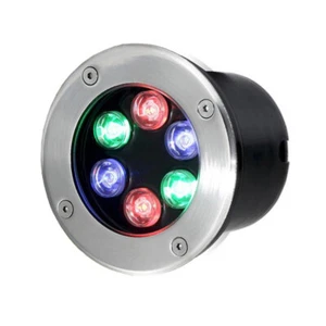 LED RGB Outdoor Landscape Buried Lamp Waterproof Underground Light AC 120V/240V - Picture 1 of 54