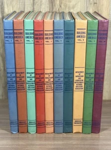 BUILDING AMERICA Illustrated Studies on Modern American Problems 10 Volumes 1942 - Picture 1 of 23