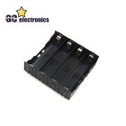 Black ABS Storage Holder Case For 4x Li-ion 18650 3.7V Battery boxDI A3GU