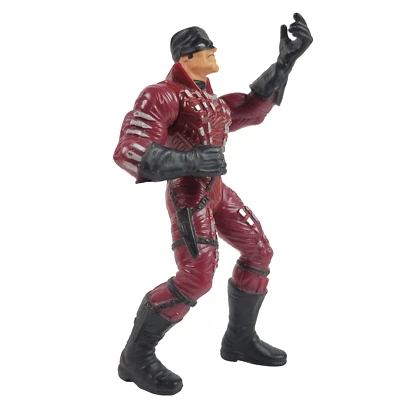 Figura de acción vintage 1997 Playmates Cold Steel Zorro incompleta Foto 1 de 4