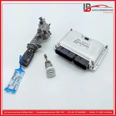 KIT CENTRALINA MOTORE VW PASSAT VARIANT 3B6 1.9 TDI 038906019GS 4B0905851C - Immagine 1 di 4