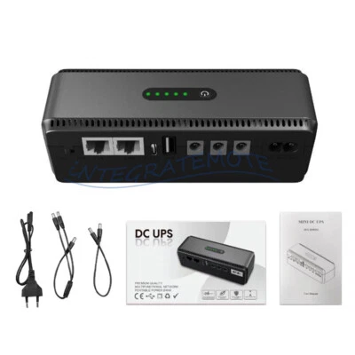 DC 5V 9V 12V Battery Backup UPS Uninterruptible Power Supply 8800mah/10400mah - Bild 1 von 4