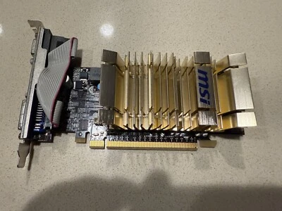 MSI GeForce 210 512MB PCI-e Video Card VGA DVI HDMI Tested Quick Shipping - Image 1 of 2