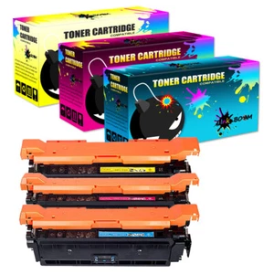 Reemplazo de tóner 3 CMY para HP CF451A CF453A CF452A 655A Color M681f M681dh M681dn - Imagen 1 de 1