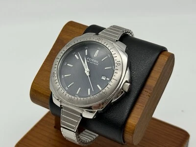 Fossil Blue Men’s Silver, Dark Grey Dial AM-3926 New Battery - Image 1 of 4