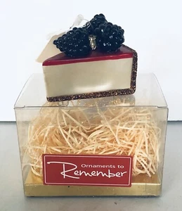 Käsekuchen (Blackberry) ~ Ornamente zum Erinnern ~ Ornament aus dem Ruhestand Deutschland Neu aus altem Lagerbestand - Bild 1 von 10