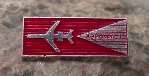 Aeroflot Russian Airlines Ilyushin IL-62 IL 62 Airliner Jet Aircraft Pin Badge - Picture 1 of 2