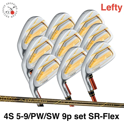HONMA Beres 09 Lefty Iron Set #5-11,AW,SW 9pc ARMRQ FX 4S 4Star SR-Flex 2024 MTO - Image 1 of 4