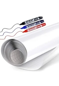 Whiteboard Paper,Large Whiteboard Paper Sticker Roll for Wall, 44x335CM - Picture 1 of 7
