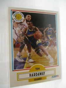 1990-91 Fleer #63 Tim Hardaway RC WARRIORS - Imagen 1 de 2