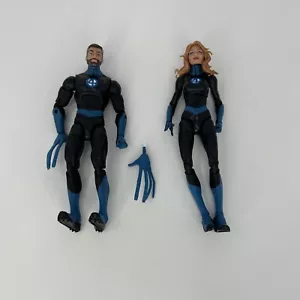 Marvel Legends Mr. Fantastic Four 4 & Invisible Woman Figure Lot Skrull Wave - Picture 1 of 8